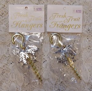 Vintage Fresh Fruit Ornament Hangers by Dept56 Department 56 Christmas